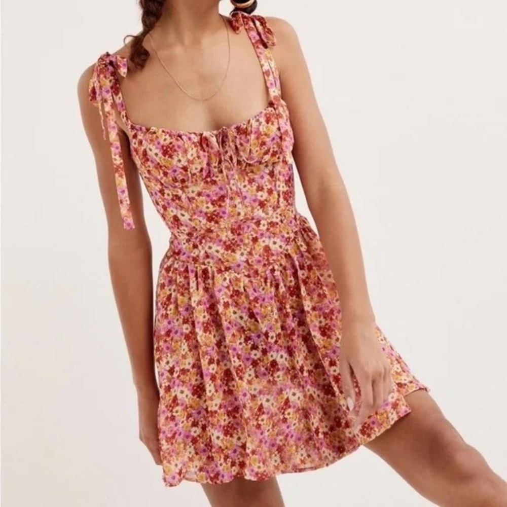 CORSET For Love & Lemons Felicia Mini Dress